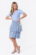 Zena Skirt 23" (Blue/Black)