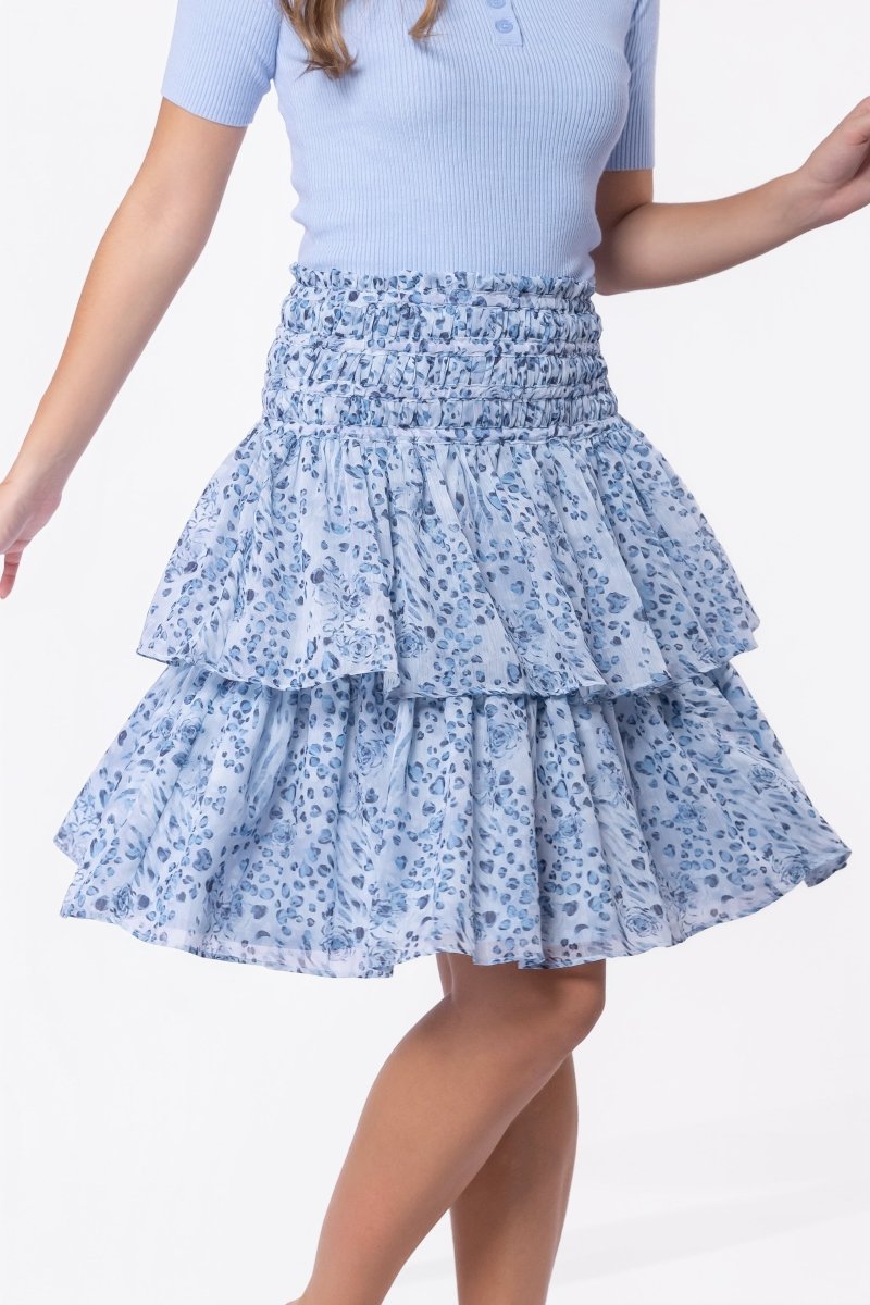 Zena Skirt 23" (Blue/Black)